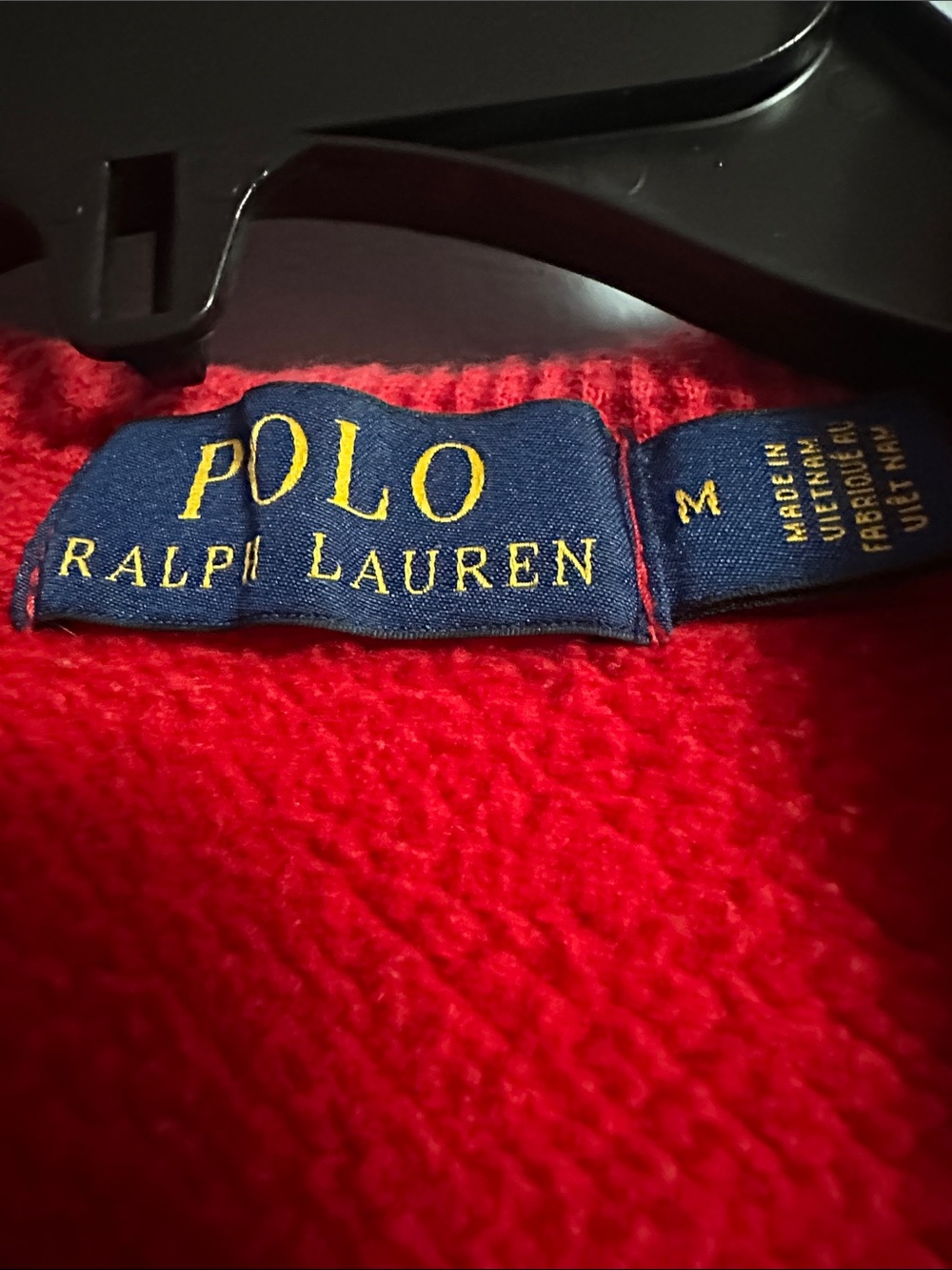 Polo by Ralph Lauren Red Zip-Up Hooded Sweatshirt - Picture 3 of 11